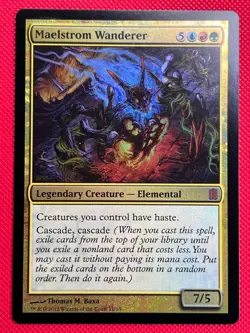MTG Foil 1X Maelstrom Wanderer X1 Commander's Arsenal Magic - NM - Image 1