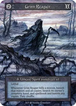 Sorcery Contested Realm - Grim Reaper - Beta (B) - Image 1