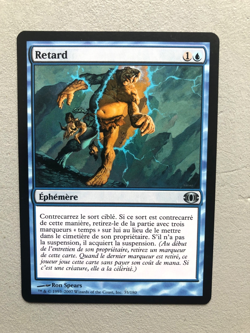 Mtg Carte Magic Future Sight Delay Retard French NM/LP - Image 1