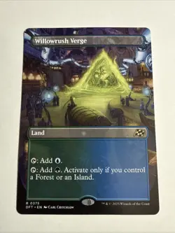 Willowrush Verge - R0375 Reg (Borderless) - Aetherdrift - Magic the Gathering NM - Image 1