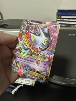 Pokemon Mega M Gengar EX Black Star Promo Shiny Holo - Image 2