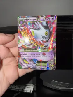Pokemon Mega M Gengar EX Black Star Promo Shiny Holo - Image 3