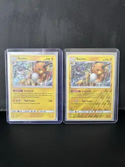 Pokemon TCG Raichu Burning Shadows (holo + reverse) - Image 1