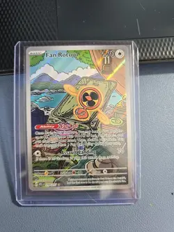 Fan Rotom 250/217 IR Ascended Heroes Evolution NM English Pokemon TCG - Image 2