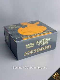 Pokemon ETB Shining Fates Set allenatore fuoriclasse APERTO Elite trainer box - Image 4