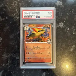 Ethan’s Typhlosion 034/182 STAFF Pre-Release Destined Rivals Pokemon - PSA 9 - Image 1