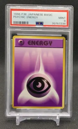 PSA 9 Pokemon 1996 Japanese Base Set Psychic Energy Basic - Image 1