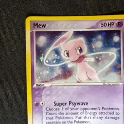 Mew EX Holon Phantoms Holo Secret Rare 111/110 Pokemon TCG - NM - Image 3