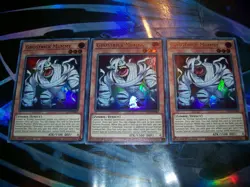 3x Ghostrick Mummy 1st Edition Ultra Rare GFP2-EN069 Yu-Gi-Oh! - Image 1