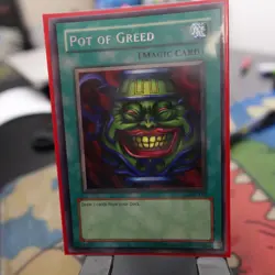 Pot of Greed Unlimited Yu-Gi-Oh! LOB-119 Unlimited-Original Print-LP - Image 1