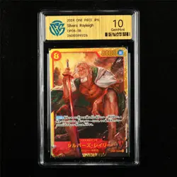 CCG 10 GemMint 2024 One Piece JPN Silvers Rayleigh OP08-118 SEC - Image 1