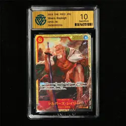 CCG 10 GemMint 2024 One Piece JPN Silvers Rayleigh OP08-118 SEC - Image 2