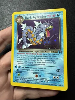 Dark Gyarados (Prerelease) 8/82 Holo Bleed Promo 1999-2000 Pokemon Card Creased - Image 2