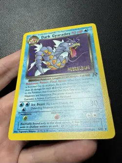 Dark Gyarados (Prerelease) 8/82 Holo Bleed Promo 1999-2000 Pokemon Card Creased - Image 5