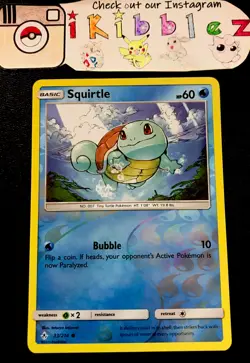 Squirtle 33/214 NM Unbroken Bonds Reverse Holo Pokemon Card. Free Tracked Ship! - Image 1