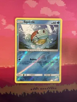 Pokemon Card Squirtle Unbroken Bonds Reverse Holo 33/214 Near Mint - Image 1