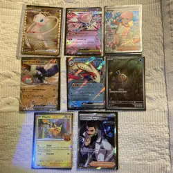 Pokemon Card Lot Holo Rare Full, Metal Mew EX, Pikachu, Feebas, Turo, Miolotic - Image 1
