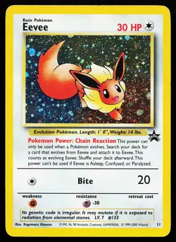 Eevee 11 Holo WOTC Black Star Promo Pokemon Card - Image 1