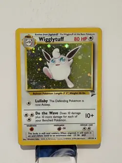 Wigglytuff 19/130 Holo Base Set 2 - Pokemon Card - LP- - Image 1
