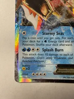 Gyarados EX 26/122 Pokemon Breakpoint XY Ultra Rare Card - Image 5