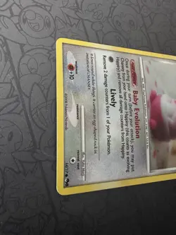 Happiny 14/17 Pop Series 8 Holo Rare Pokemon TCG Card MP - Image 4