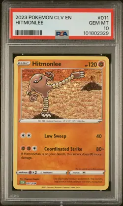 2023 POKEMON CLV-TRADING CARD GAME CLASSIC #011 HITMONLEE PSA 10 - Image 1