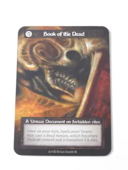 Book of the Dead Unique Non-Foil Sorcery Gothic TCG Trading Card - Image 1