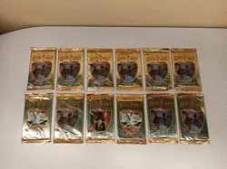 Harry Potter Base Set Trading Card Game (12)Booster Pack 2001 FACTORY SEALED - Image 1
