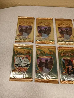 Harry Potter Base Set Trading Card Game (12)Booster Pack 2001 FACTORY SEALED - Image 2