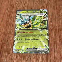 Pokemon TCG Twilight Masquerade Teal Mask Ogerpon EX 025/167 Double Rare - Image 1