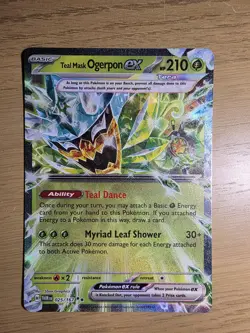 Pokemon TCG - Teal Mask Ogerpon ex Double Rare - 025/167 - Twilight Masquerade - Image 1