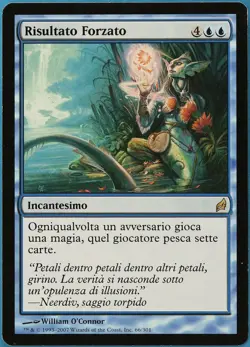Forced Fruition Lorwyn (ITALIAN) NM Blue Rare MAGIC CARD (ID# 178332) ABUGames - Image 1