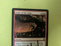 (#162) mtg SIGNED Anger of the Gods - Theros Played - Image 3
