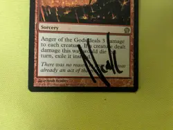 (#162) mtg SIGNED Anger of the Gods - Theros Played - Image 4