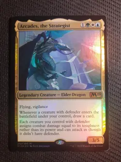 Arcades, the Strategist (FOIL) - M19 (Magic the Gathering) - Image 1
