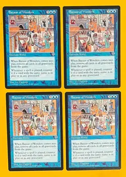 MTG BAZAAR OF WONDERS (x4) Mirage (OldManMTG 010-129) - Image 1