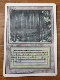 Bayou - MtG Magic Revised Regular Rare HP - See Photos - Image 1