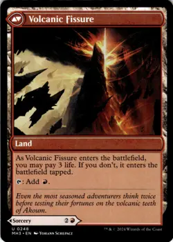MTG Sundering Eruption Normal NM Modern Horizons 3 Magic 248 - Image 2