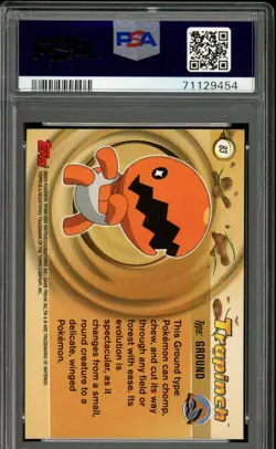 2003 Pokemon Card Trapinch No. 83 Topps Advanced Holo Foil 2003 PSA 8 NEAR MINT - Image 2