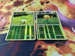 Sunkern 85/123 & Sunflora 31/123 NM Reverse Holo HGSS 2010 Pokemon TCG - Image 2