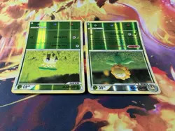 Sunkern 85/123 & Sunflora 31/123 NM Reverse Holo HGSS 2010 Pokemon TCG - Image 3
