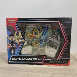 Pokemon TCG Hop's Zacian ex Box - 3 Promo Cards, Oversize Card, 4 Booster Packs. - Image 1
