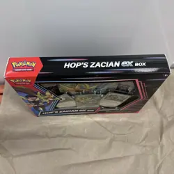 Pokemon TCG Hop's Zacian ex Box - 3 Promo Cards, Oversize Card, 4 Booster Packs. - Image 2