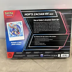 Pokemon TCG Hop's Zacian ex Box - 3 Promo Cards, Oversize Card, 4 Booster Packs. - Image 5