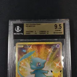 Celebrations Mew #025/025 Beckett 9.5 BGS 2021 SWSH Pokemon Tcg Card Graded - Image 5