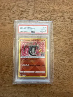 2022 Pokemon Go Radiant Charizard #011 PSA 10 Gem Mint - Image 1