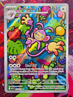 Pokemon TCG Ambipom 107/094 Illustration Rare Phantasmal Flames - Image 1