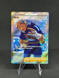 Iscan 192/196 Pokemon TCG Sword & Shield Lost Origin Full Art Trainer NM - Image 1