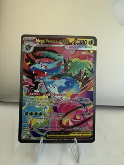 Pokemon TCG Mega Venusaur EX Special Illustration 177/132 Rare Mega Evolution - Image 1