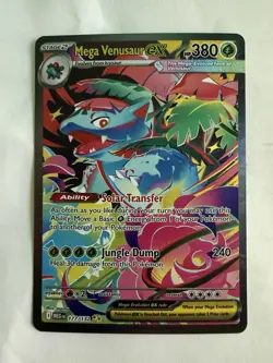 Pokemon TCG Mega Venusaur EX Special Illustration 177/132 Rare Mega Evolution - Image 2